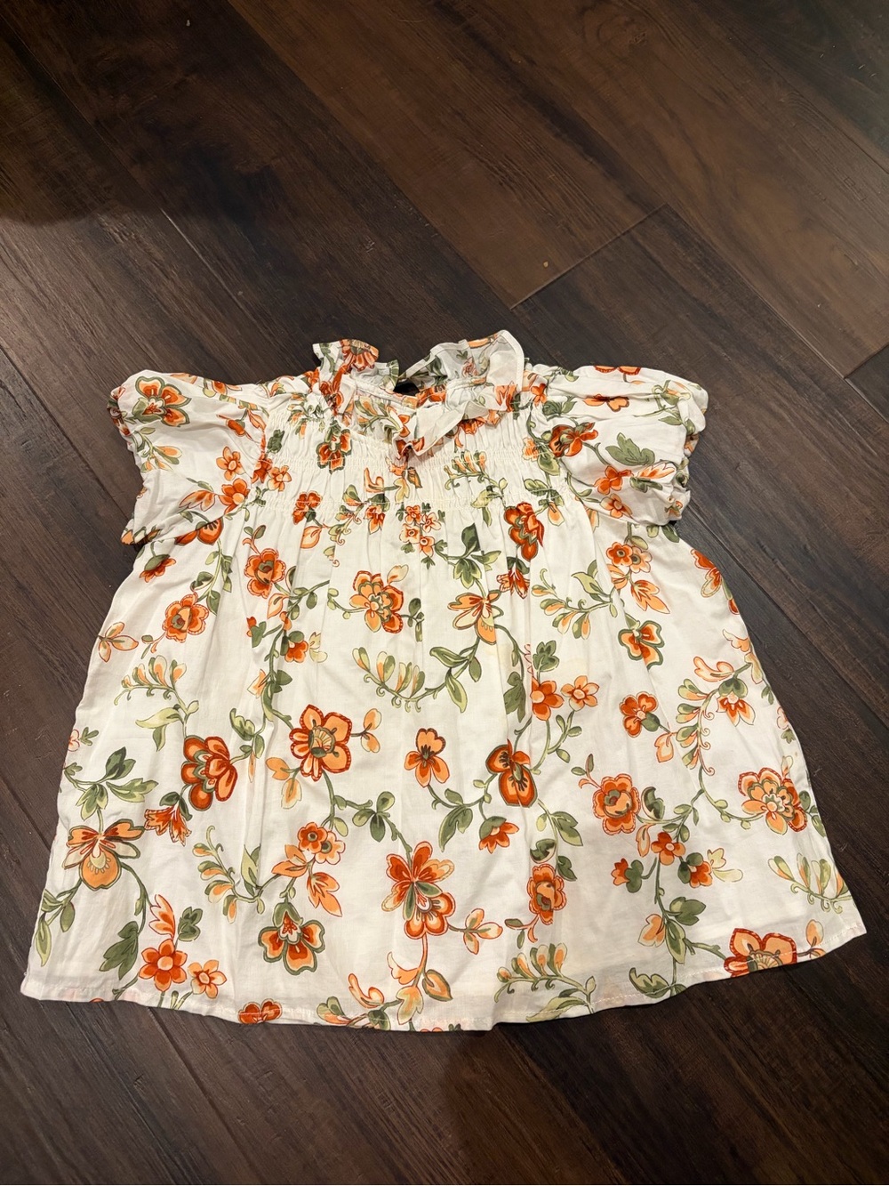 Janie and Jack Floral Top Size 4